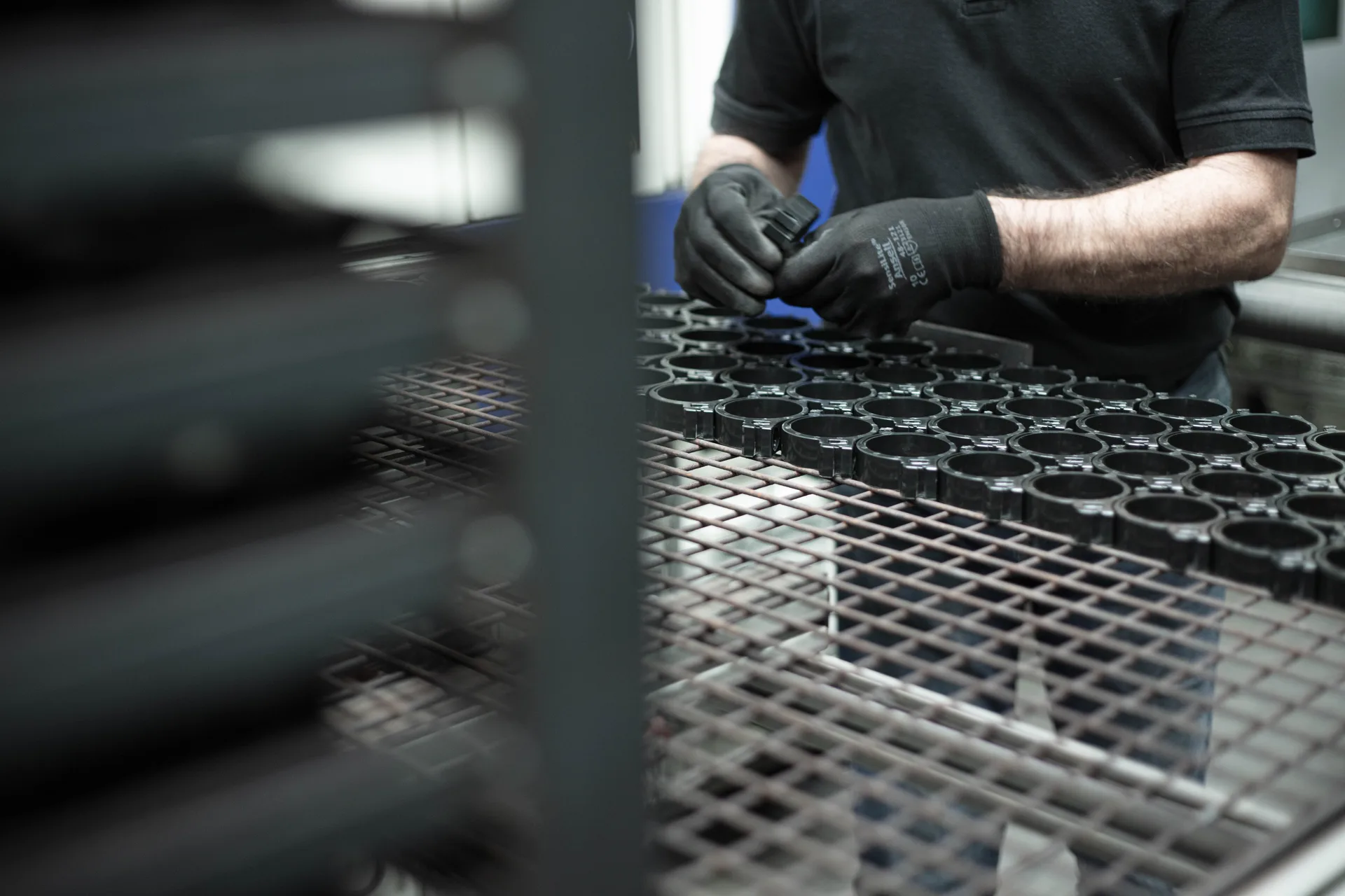 Duroplast-Serienbauteile aus der Fertigung